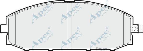 APEC BRAKING Jarrupala, levyjarru PAD1151